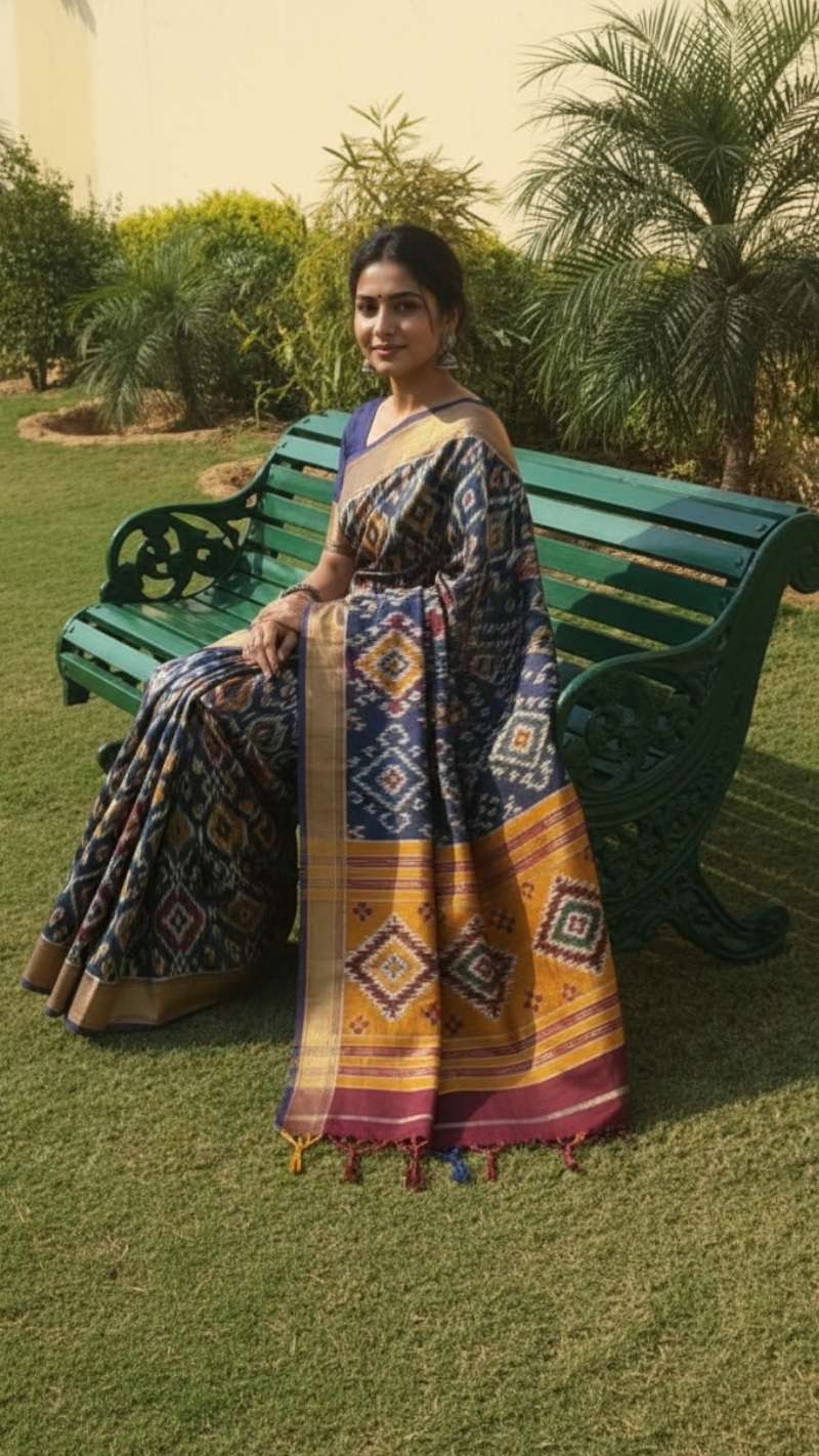 Orissa Ikat Handloom Saree