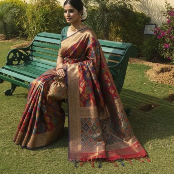 Patola Silk Blend Saree