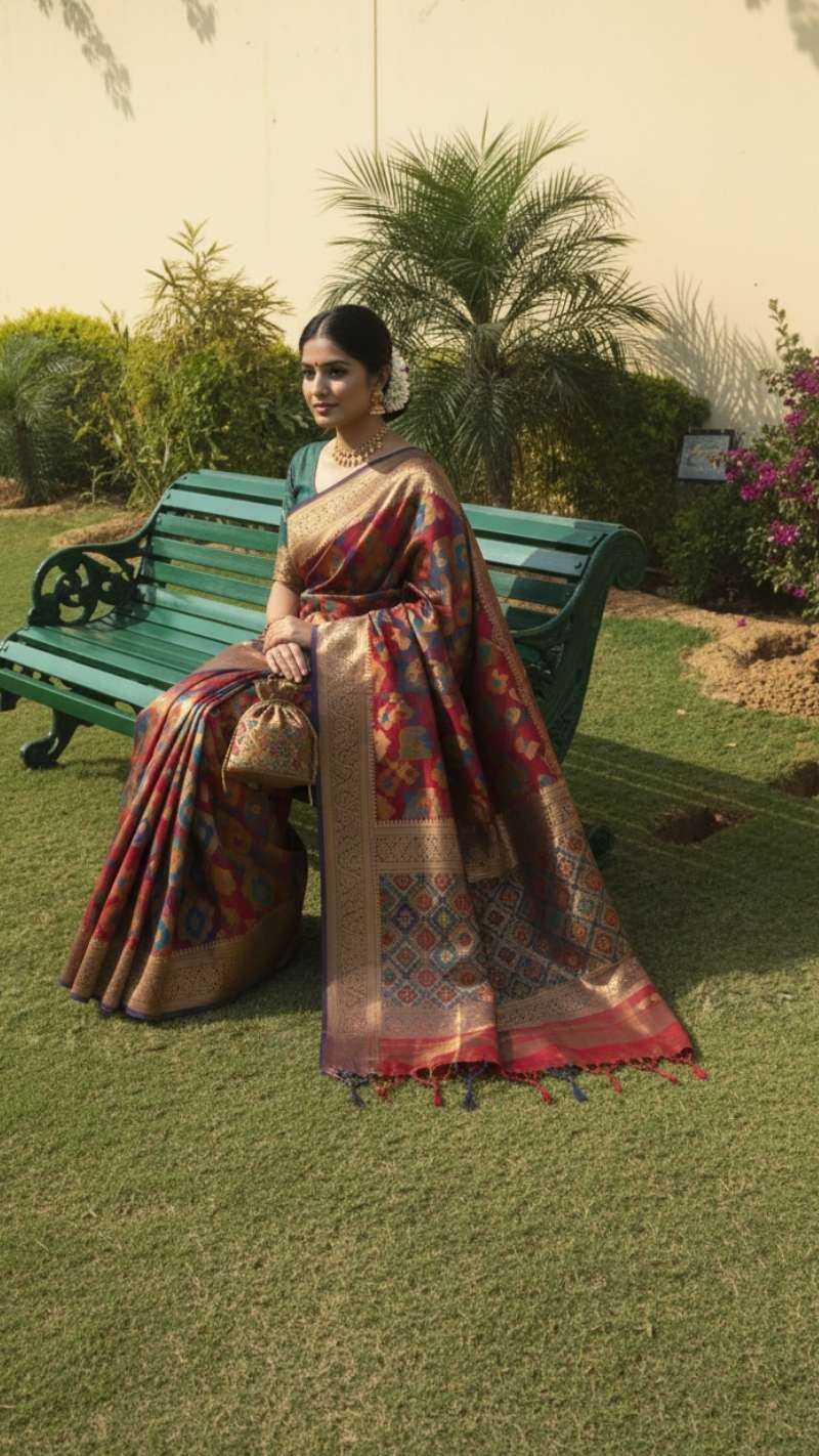 Patola Silk Blend Saree