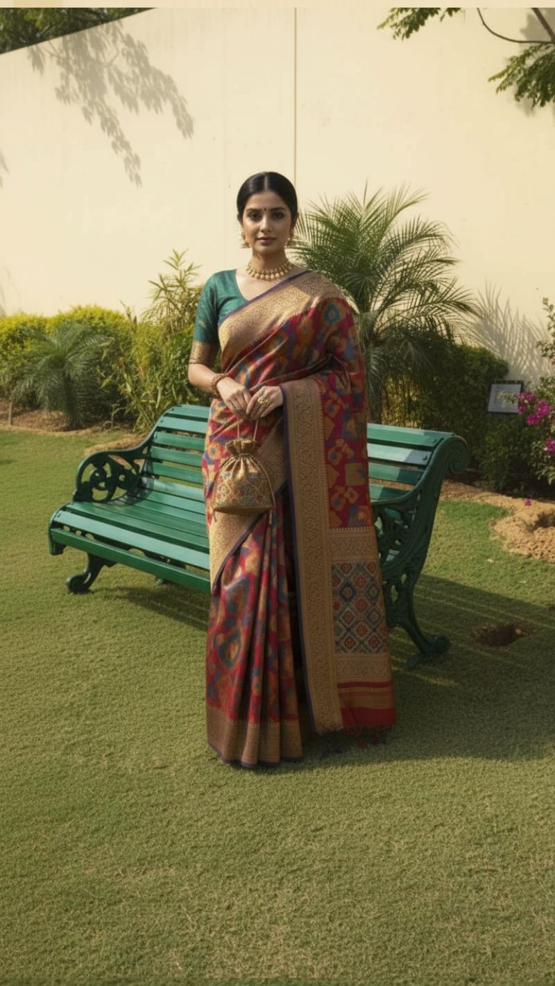 Patola Silk Blend Saree