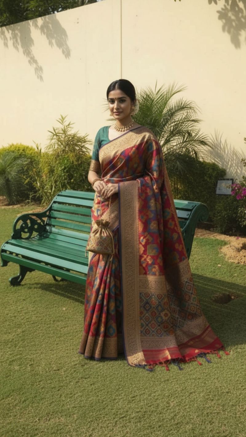 Patola Silk Blend Saree